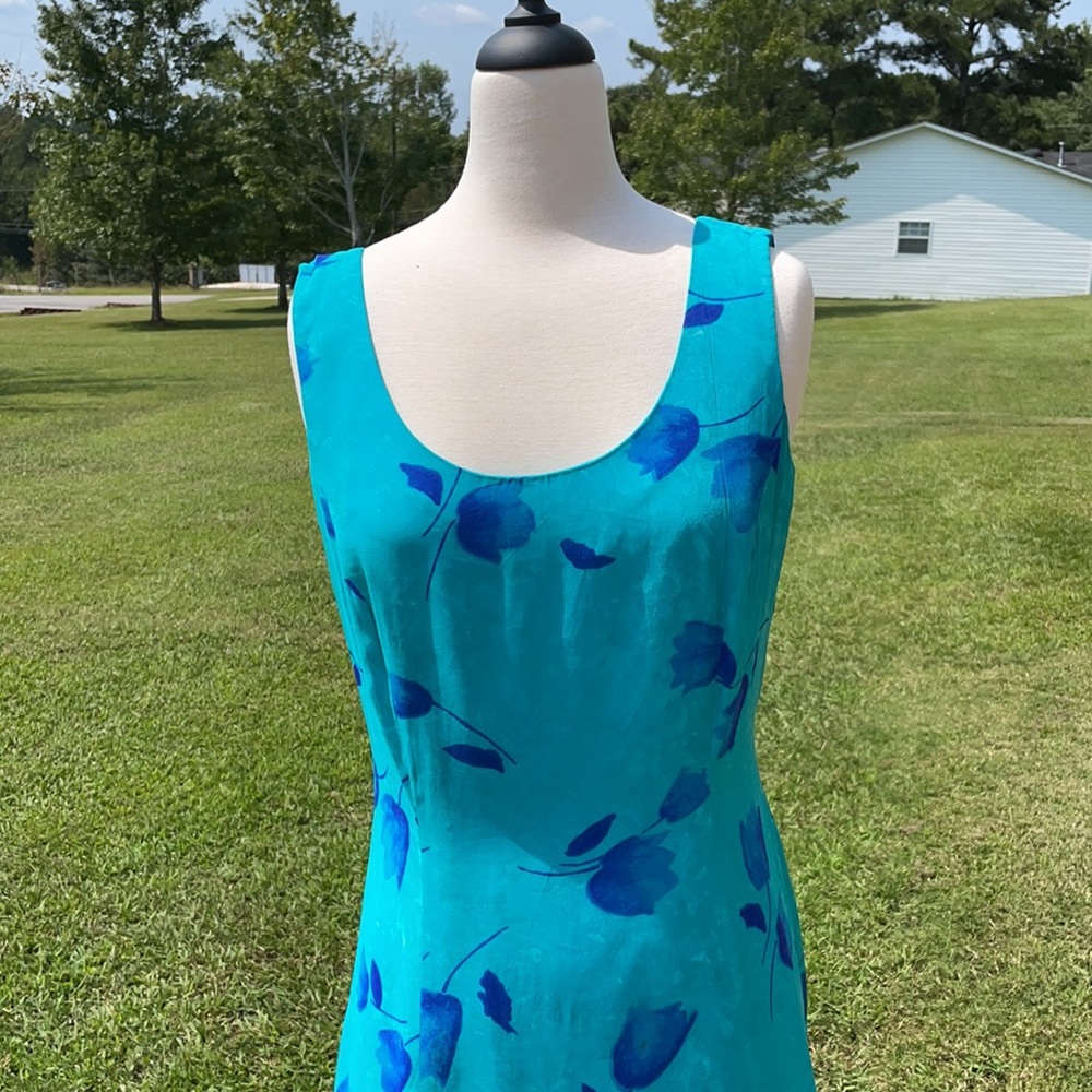Maggy London Women’s Turquoise Dress - Picture 2 of 5